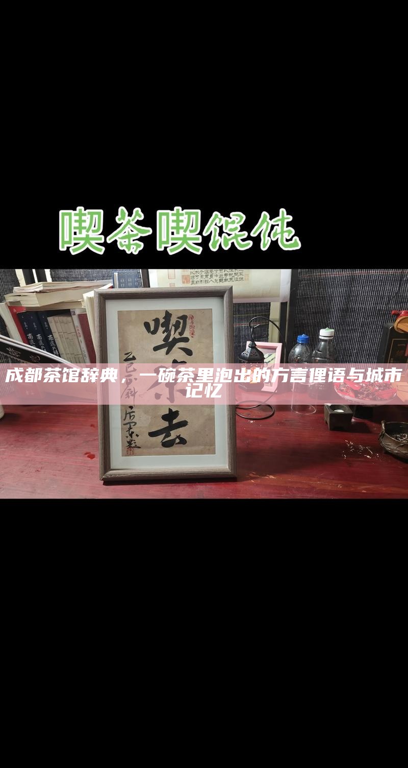 成都茶馆辞典,一碗茶里泡出的方言俚语与城市记忆